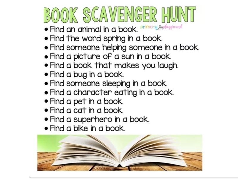 book-scavenger-hunt