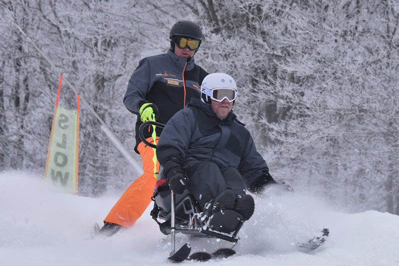 Two Snowboarders posing